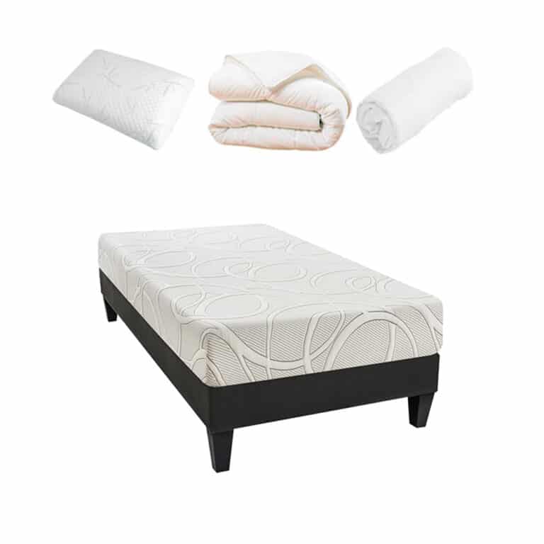 Pack Matelas + Sommier + Pieds + Couette + Oreiller + Protection L'Adulateur – Image 9