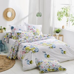 Housse de couette percale de coton 80 fils Nenuphar
