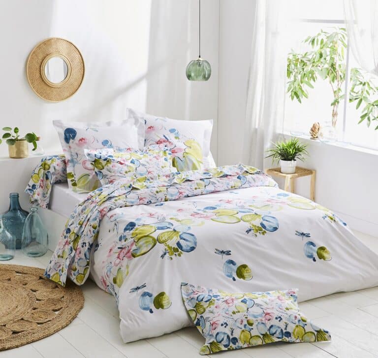 Taie d'oreiller percale de coton 80 fils Nenuphar – Image 2