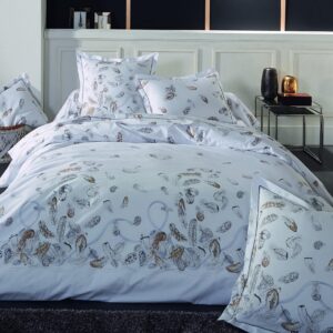 Taie d'oreiller percale de coton 80 fils Plumes