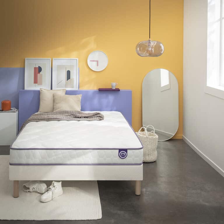 Ensemble Latex Matelas + Sommier Ferme + Pieds Happy Lit